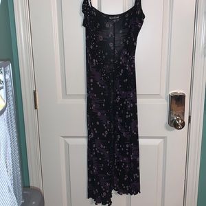 BeBe Wrap Dress. Size Small. Black and Purple